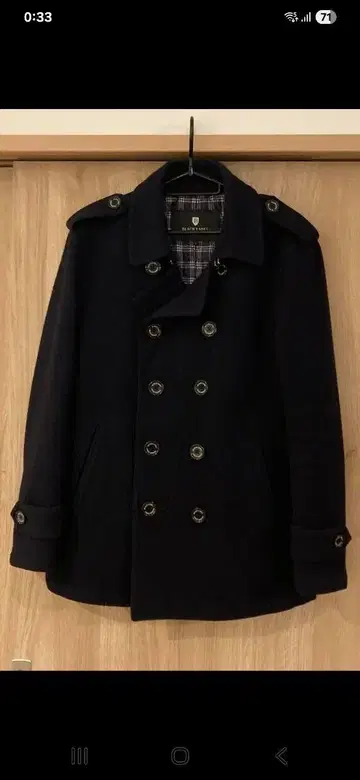 BLACK LABEL 피코트 M 사이즈 네이비