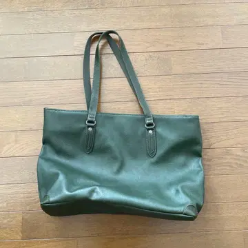 무스타슈 토트백 그린