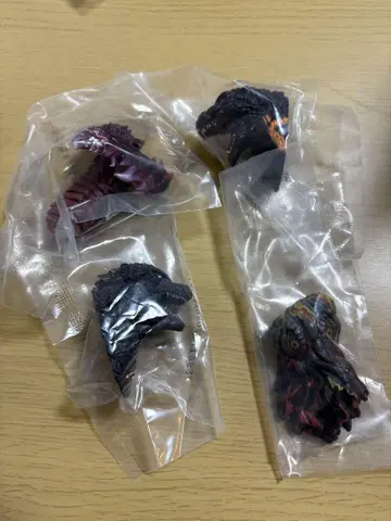 제일복권 고질라 괴수난무 E상 몬스터 헤드 마그넷 전 4종 컴프