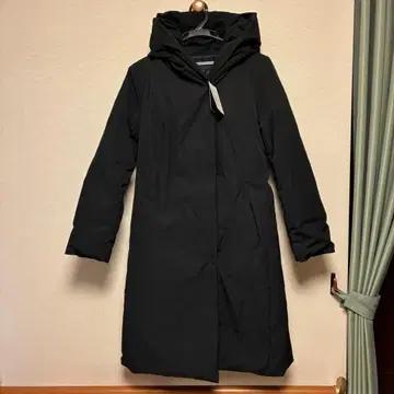 ketty 케티 블랙 다운 코트 택 포함 새상품 사이즈 2 후드