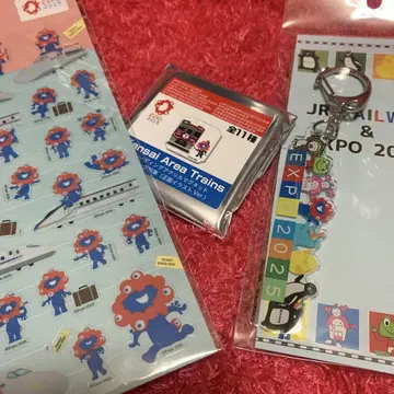 EXP2025 JR 서일본 오사카 만박 캐릭터 3종 세트 미개봉품