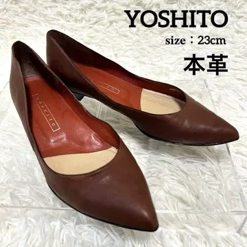 YOSHITO 펌프스 천연 가죽 23cm