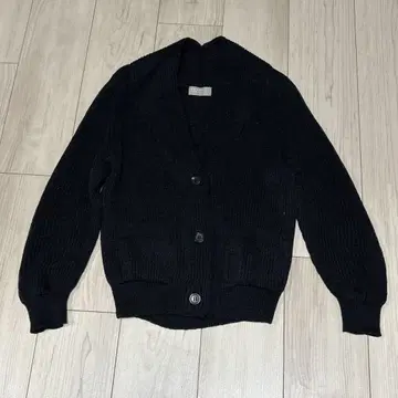 새상품급 마가렛호웰 린넨 숄카라 가디건 블랙 2