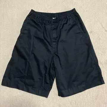 UNIQLO U 와이드 핏 하프 팬츠 블랙 M