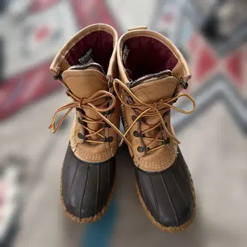 L.L.Bean 아웃도어 USA제 부츠 브라운