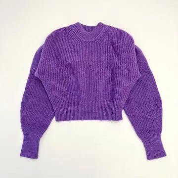 MOUSSY M_ 마우지 컴팩트 니트탑 울 100%