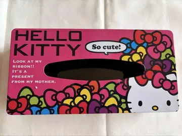 키티 티슈 케이스 캔 Sanrio