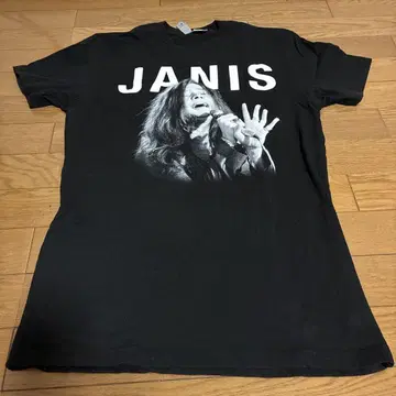 Janis Joplin 티셔츠 M 사이즈 블랙