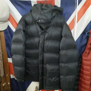 유니클로 블랙 다운 자켓 코트