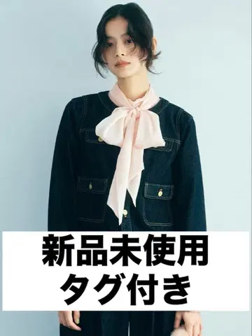 릴리 브라운 노카라 클래시컬 데님 자켓