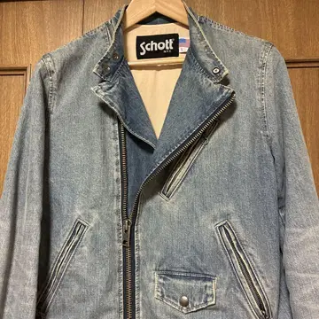Schott 데님 라이더 자켓 사이즈 L