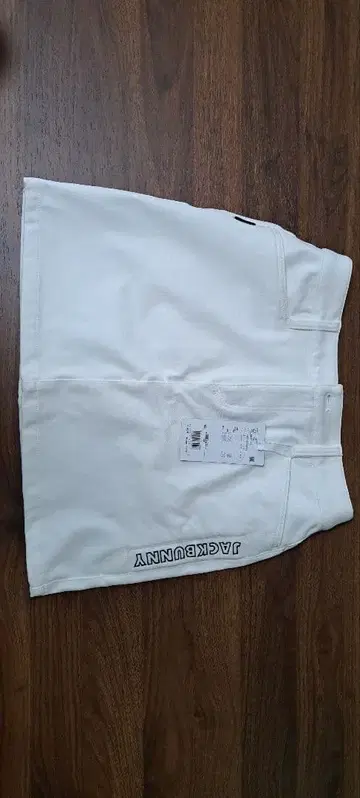 JACKBUNNY 화이트 타이트 스커트