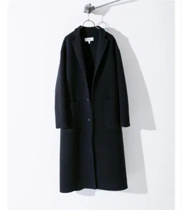 HYKE 샵코트 네이비 울