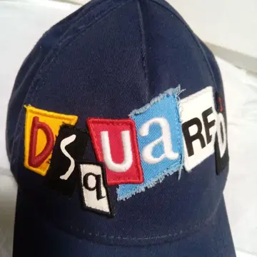 DSQUARED2 자수 로고 네이비