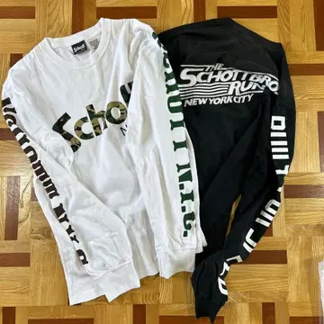 Schott 카모 로고 롱 슬리브 T셔츠 증정 포함
