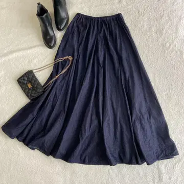 포요포요님. M&M 브로치 일본제 데님 볼륨 플레어 턱