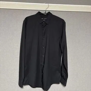 ZARA 블랙 슬림핏 셔츠 M