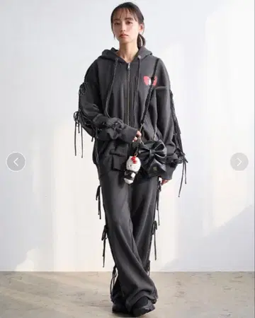 레이스업 세트 블랙 키티