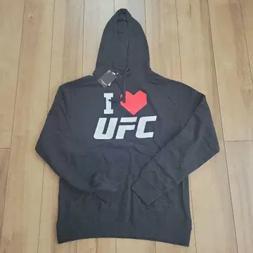 I UFC 후드 부착 후드티 블랙 2000