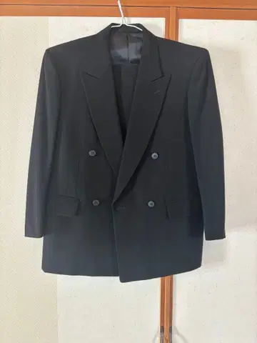 블랙 포멀 수트 상하의 세트 L 사이즈