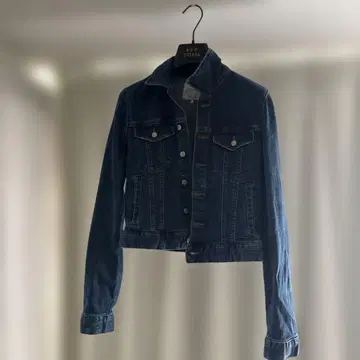 ZARA 다크 블루 데님 자켓 S