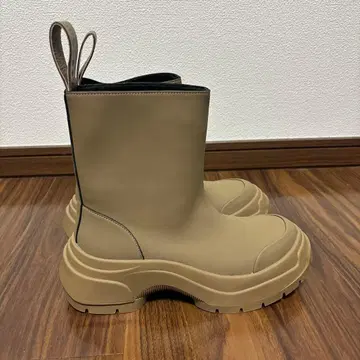 미사용 MOUSSY 마우지 숏부츠 베이지 S