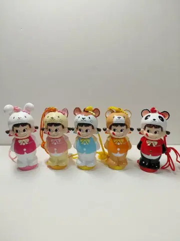 페코짱 페코프렌즈 애니멀 목걸이 5종 세트