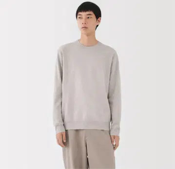 세탁 가능한 밀라노 리브 편직 크루넥 스웨터