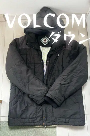 VOLCOM 다운 자켓 블랙