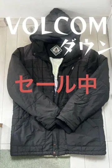 VOLCOM 다운 자켓 블랙