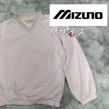 미즈노 클래식 스웨트 셔츠 핑크 복숭아색 M 사이즈