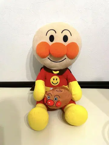 호빵맨 큰 약 60cm 봉제 인형 안고 자는 인형
