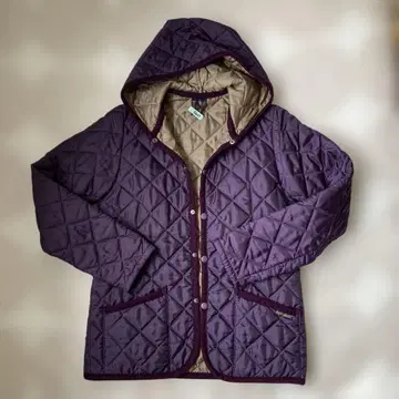 LAVENHAM 퀼팅 자켓 38/50 퍼플