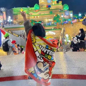 슈퍼 닌텐도 월드 70 x 100cm 담요