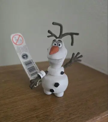 독일제 빈티지 아나와 눈의 여왕 올라프 PVC 피규어 디즈니