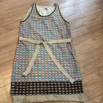 Missoni 슬리브리스 미니 원피스 M