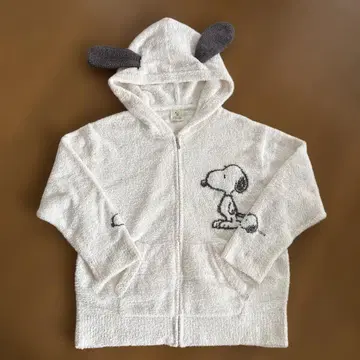 [젤라피케] SNOOPY 스누피 플리스 룸웨어 후드 부착