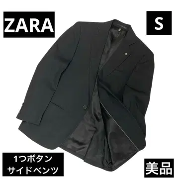 ZARA 남성용 울 테일러드 자켓 BLACK 46사이즈 ( S )