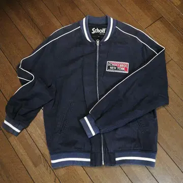 Schott 네이비 블루종