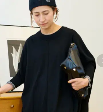 프레임워크 판초 풀오버 블랙