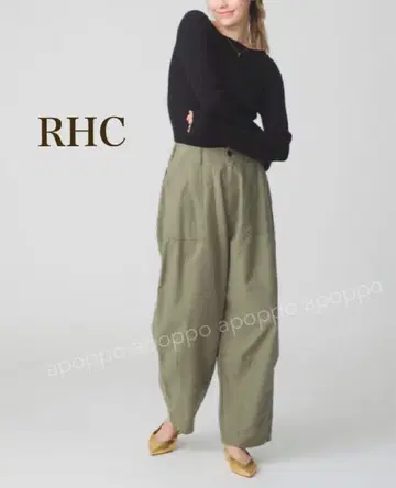 RHC 와이드 밀리터리 팬츠 카키 XS