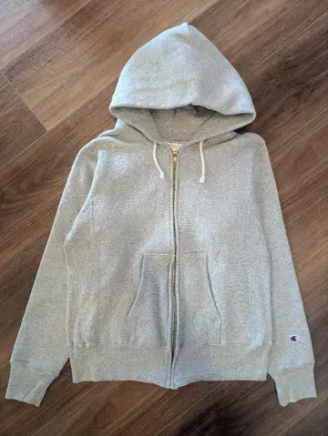 Champion 리버스 위브 빨간색 택 Made in USA 지퍼 후드티