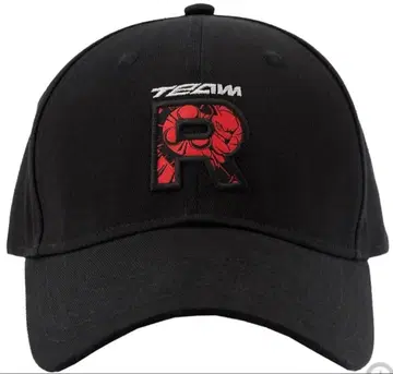 로켓단 모자 캡 블랙 Team 블랙