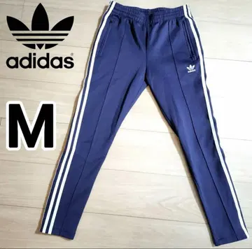 adidas 오리지널스 네이비 트랙 팬츠