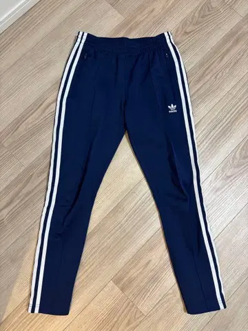 adidas 오리지널스 네이비 트랙 팬츠