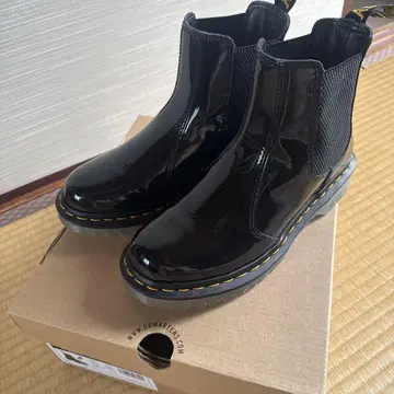 Dr.Martens/부츠/UK5/BLK/에나멜/2976 ICED BN