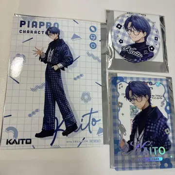하츠네 미쿠 피아프로 캐릭터즈 플라워 레트로 룩 카이토 KAITO