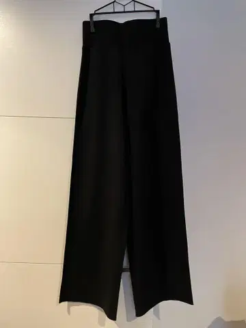 STYLEMIXER 하이웨스트 니트 와이드 팬츠 블랙 S 사이즈