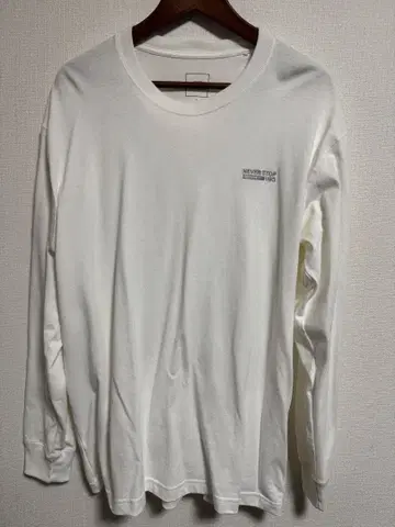 THE NORTH FACE 화이트 롱 슬리브 T셔츠 L