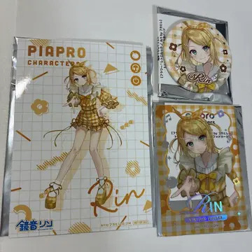 하츠네 미쿠 피아프로 캐릭터즈 플라워 레트로 룩 카가미네 린